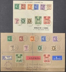 7173: Sammlungen und Posten Ital. Kolonien Besetzung Besetzte italienische Gebiete - Briefe Posten