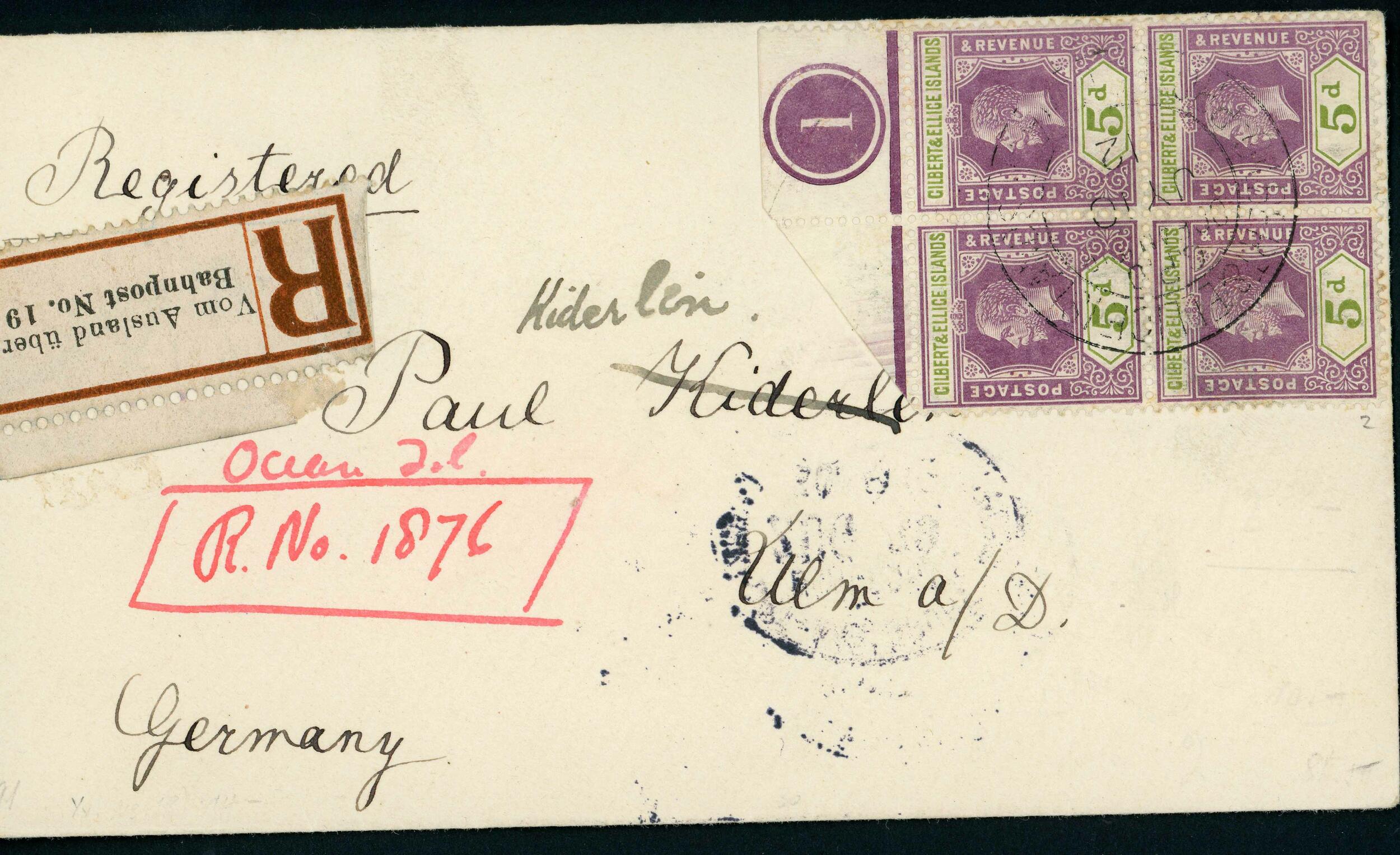 BAHNPOST 19 (11) OR 21 (6) LABELS - ALBANIA, AFGHANISTAN, EGYPT, ...
