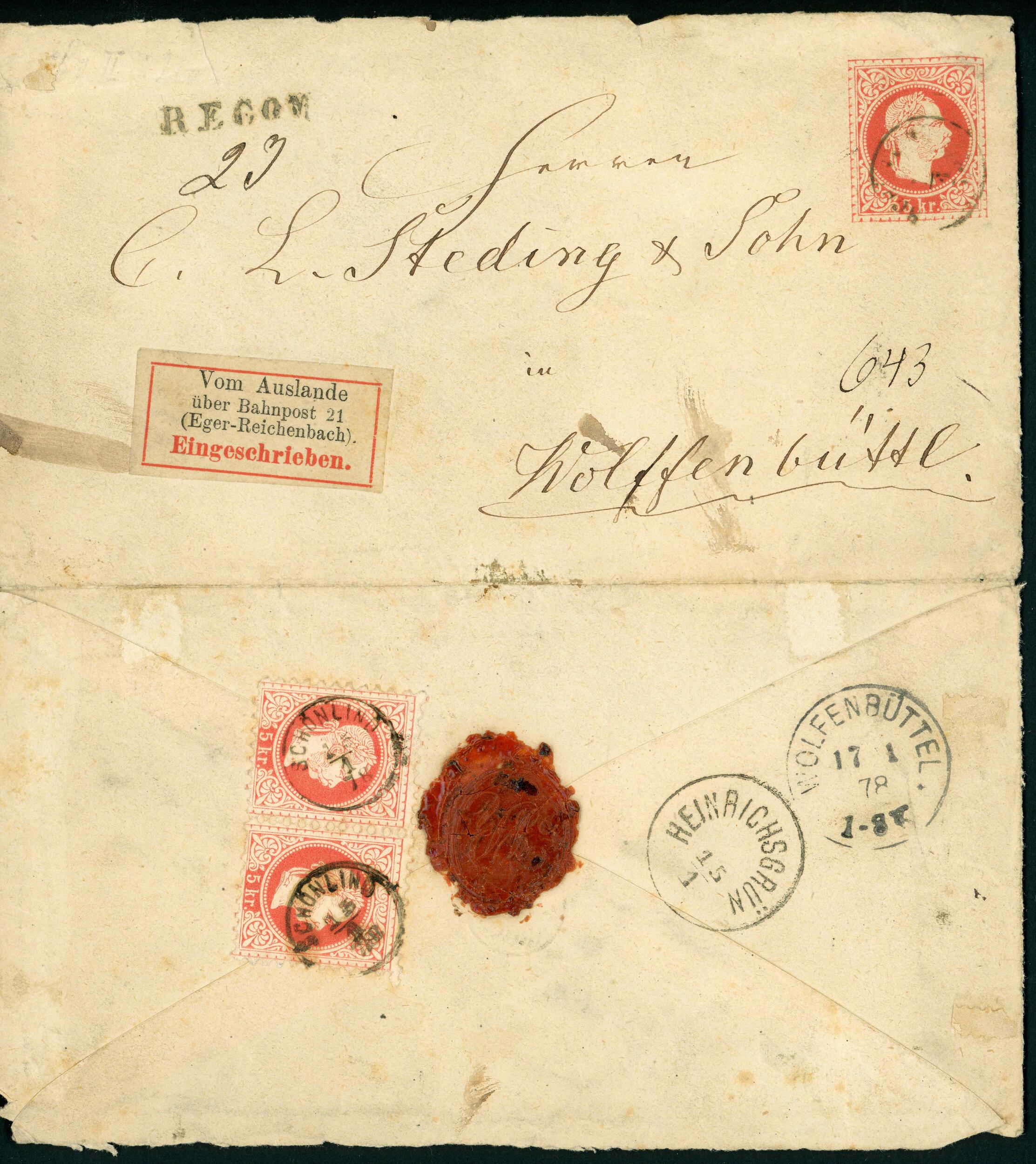 Image 4 for lot number 74 for Cavendish 873rd Auction - Worldwide & Great Britain Stamps & Postal History