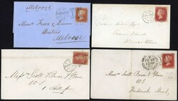 2865: Royaume-Uni - Cancellations and seals