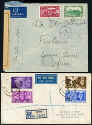 MIDDLE EAST: Accumulation of covers/cards from a variety of countries ...