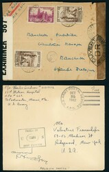 7130: Collections and Lots French Colonies Afrika - Covers bulk lot