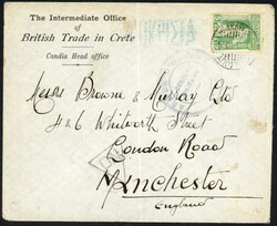 BRITISH OCCUPATION, ETC.: MILITARY MAILS: 1907-17 with 1907 PPC La ...