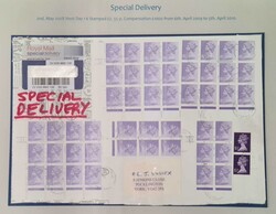 2000s INLAND SPECIAL DELIVERY MAIL: A collection of 2000-09 covers ...