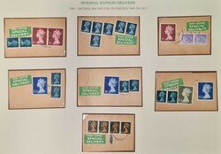 PRE-DECIMAL EXPRESS COMMERCIAL MAIL: Collection of 1952-70 covers, ...