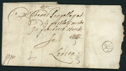 CREDITON (EX "WESTWOOD") LETTER AT 3d RATE TO LONDON WITH FINE "OC/9" ...