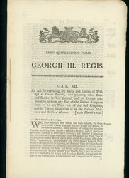 IMPORTANT 1801 P.O. RATES ACT, PAID OF OLD NEWSPAPERS (ONE POSTED), & ...