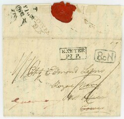 R.H. NOs. 6-12 INC. FREE, RARE DISTINCTIVE BOXED "NO 9", "HONITON ...