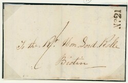 RARE UNFRAMED R.H. NOs. 20-29: 1830-39 group of E/ELs with Receiving ...