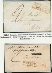 EXETER 2d POSTS COLLECTION PART 2 - INC. FRAMED/UNFRAMED R.H. NOs., ...