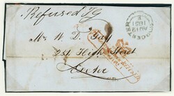 UPP PERIOD COLLECTION INC. FDC, OVERSEAS MAIL, ETC.: 1840-51 group ...