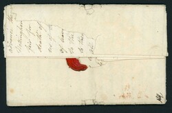 1d BLACK COVER WITH RARE RED "Ottery St Mary/Penny Post" & RED ...