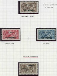 2911: Great Britain Offices Abroad - Bulk lot