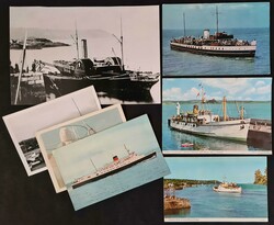 LIVERPOOL & NORTH WALES PLEASURE STEAMERS: A shoe box containing a ...