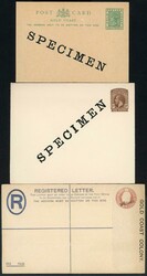 QV TO QEII MINT POSTAL STATIONERY GROUP: A small selection of mint ...
