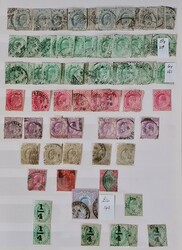 PREDOMINANTLY USED 1876-c.1998: An accumulation in two stockbooks ...