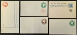QV (INC. STATES) TO POST INDEPENDENCE MINT POSTAL STATIONERY: A small ...