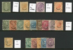 OFFICES ABROAD MAINLY USED SELECTION: Range of Italian issues optd. ...