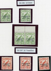 1935-39 MINT SELECTION inc. 1937 Coronation imprint blocks of four, ...