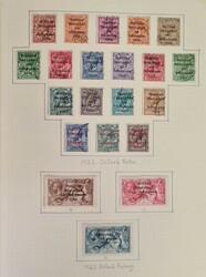 1922-48 COMPREHENSIVE USED COLLECTION in green Windsor album inc. ...