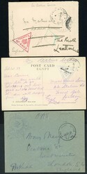 WWI - BRITISH APO/FPOS: Untidy collection of covers & cards used in ...