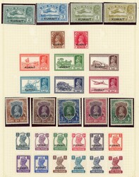 KGV-QEII MINT COLLECTION: 1933-57 mint ranges on album pages. ...