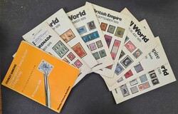STANLEY GIBBONS AUCTION CATALOGUES: 3 boxes containing a 1967-97 run ...