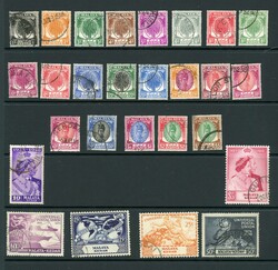1948-55 with Penang 1949-52 set of 24, 1948 Silver Wedding plus Kedah ...