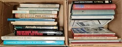 RESIDUAL OF LIBRARY: Two boxes containing a wide range of books inc. ...