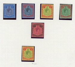 1891-1961 MINT COLLECTION on album leaves with small range of BCA ...