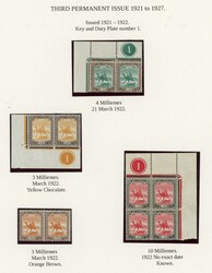 1921-23 SMALL CAMEL DIE PROOF of the frame on glazed card (92 x 60 ...