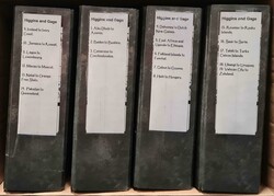 HIGGINS & GAGE WORLD POSTAL STATIONERY CATALOG: A box containing 4 ...