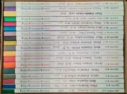 FAKES, FORGERIES & EXPERTS: A complete run of vols. 1-18 (1998-2015) ...
