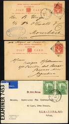 EARLY 20th C. POSTAL HISTORY COLLECTION: Selection of 18 cards & ...