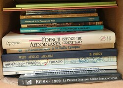 AIRMAIL & AIRCRAFT: A box containing "Air Mails of Trinidad & Tobago" ...