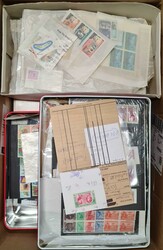 LARGE ALL WORLD MINT & USED ACCUMULATION in a large carton contained ...