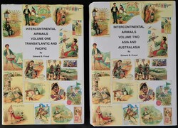 INTERCONTINENTAL AIRMAILS vols. 1 & 2 by Proud, hardbound with dust ...