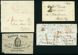 1840-52 STAMPLESS MAIL INC. UPP, INN RECEIPTS, ETC.: Interesting ...