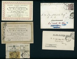 HAY - 1880-1904 COLLECTION OF COVERS, IMPRINTED RECEIPTS OF HAY LOCAL ...