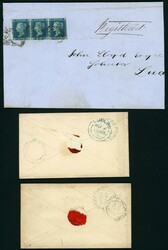 1849-59 "HIGH-TOWN" UDC COLLECTION: Group of fair to v. fine ...