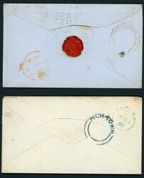 1849-59 "HIGH-TOWN" UDC COLLECTION: Group of fair to v. fine ...