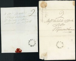 PRE-STAMP GROUP: Selection of 1806-1840 ELs ex a variety of Norfolk ...