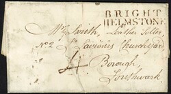 1788 RARE BRIGHTHELMSTONE "4" CHARGE MARK: 4 Dec. 1788 EL(repaired ...