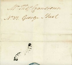 PETER WILLIAMSON EDINBURGH 1d-POST - THE RARE SERPENTINE "NOT PAID" ...