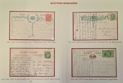 HIGHLAND 20th CENTURY POSTAL HISTORY: Fifty-two A3 display sheets ...
