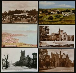 MAINLY GLASGOW PPCs: A small box containing an extensive collection ...