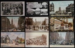 EDINBURGH (MOSTLY) & THE LOTHIANS PPCs: A shoe-box containing an ...