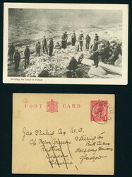 PC EX ST. KILDA TO GLASGOW: 19 Aug. 1924 1d Red PC from "ST KILDA" ...