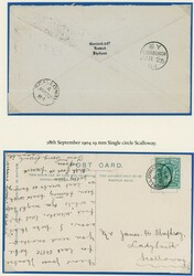 SCALLOWAY COLLECTION: 1884-80s group, mostly KEVII/KGV PPCs or QEII ...