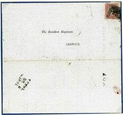 MAINLAND VILLAGES - V: 1847-1970s group with sections of Voe, Vidlin ...